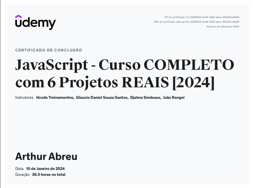 Pré-visualização do Certificado de Java
