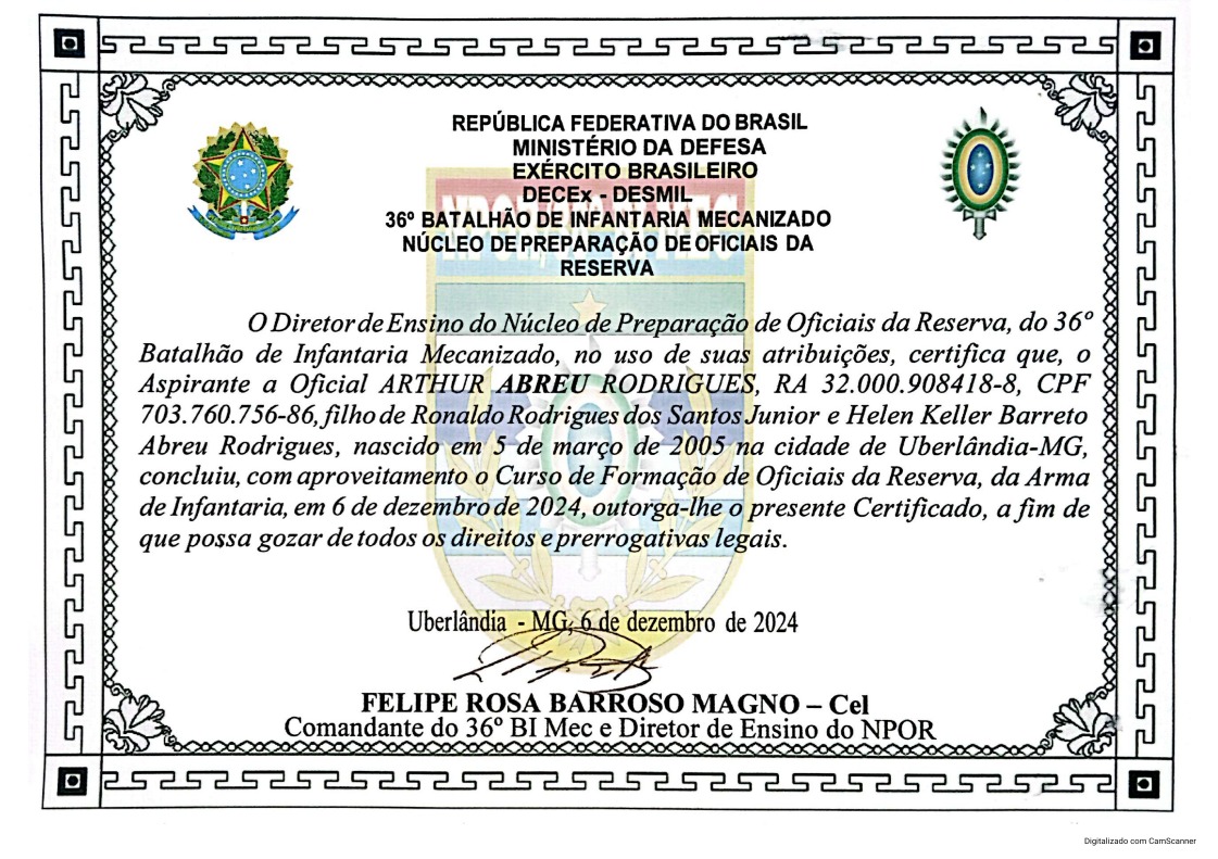 Pré-visualização do Certificado de Python